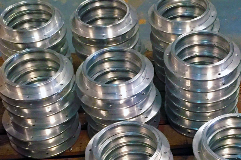 image of stacks of turned castings